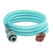 T&S Brass - Hose Assembly, 8' Length, S'Steel Quick Disconnect & Brass Elbow