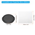 thumbnail image 2 of Unique Bargains 58mm Lens Cap, 3 Pack Sides Pinch Snap Camera Lens Cover for Front Lens, 2 of 6