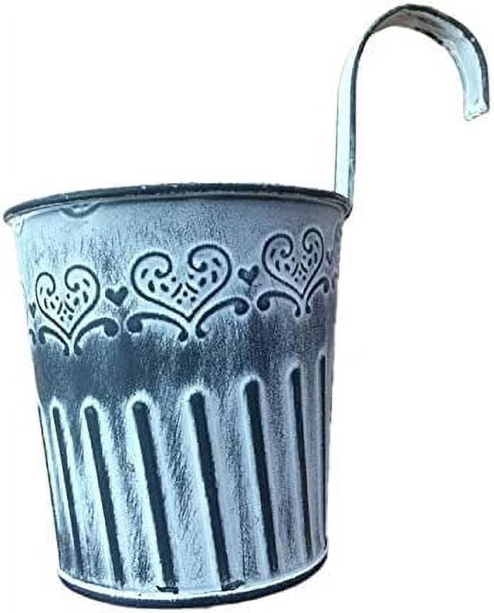 Hanging Flower Pots Hanging Pot Plant Pot Planter with Hooks Flower Pot Vase Balcony Garden Balcony Home Decoration (1PCS)