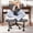 Gray, variant on Height Adjustable Cross Legged Chair, Ergonomic Meditation Chair with Wheels, ADHD Desk Chair with Lumbar Support(Gray)