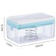 thumbnail image 4 of Caja de jabón multifuncional, rodillo de espuma/dispensador de agujeros de drenaje, soporte para barra de jabón de espuma con resorte, dispositivo de lavado de manos para encimera familiar d, 4 of 4
