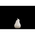 thumbnail image 1 of Ceramic Pear Figurine With Dimpled Texture, Medium, Glossy Cream, 1 of 1