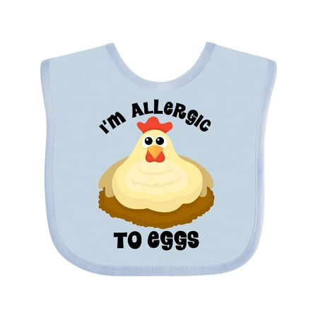 

Inktastic Egg Allergy Gift Baby Boy or Baby Girl Bib