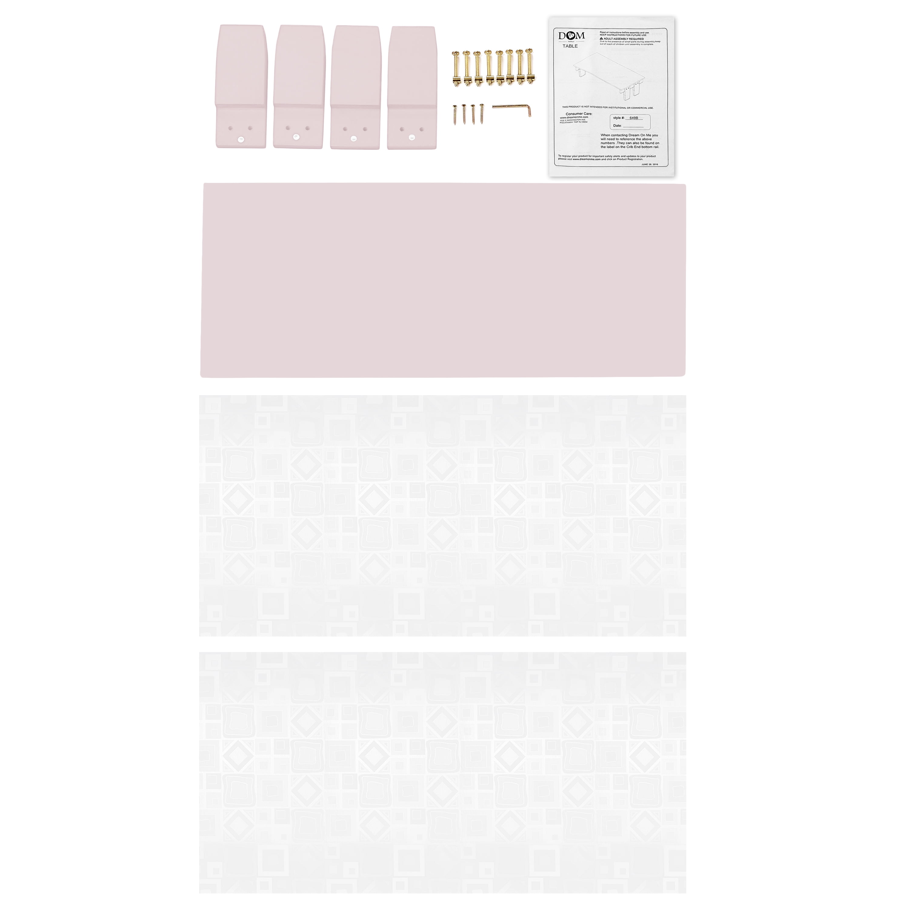 Dream On Me 3 in 1 toddler bed convertible Kit, Multiple Finishes,
