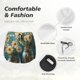 thumbnail image 4 of Balery Delicate White Daisy Jars Pantalones cortos deportivos para mujer con forro y dos bolsillos, elásticos, para entrenamiento, gimnasio, yoga-Large, 4 of 7