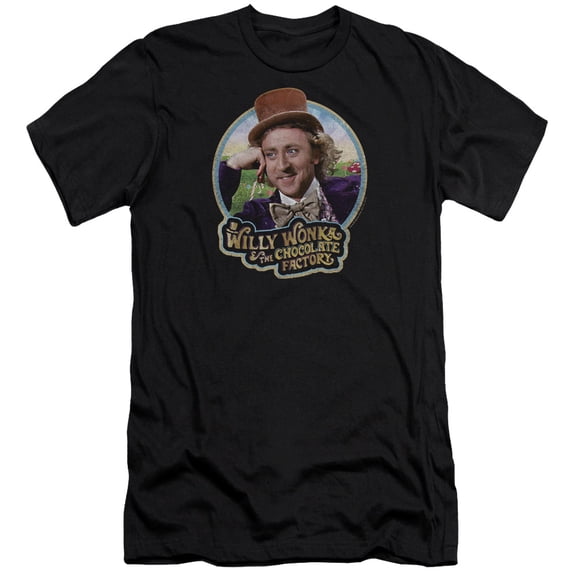 Willy Wonka And The Chocolate Factory - Its Scrumdiddlyumptious - Slim Fit Short Sleeve Shirt - Medium