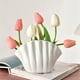thumbnail image 1 of Jarrón hidropónico con conchas,imitación de cerámica,plástico,arreglo floral,adornos decorativos,jarrón para almacenar agua,duradero y elegante, 1 of 6