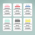 thumbnail image 5 of Gieenan 6 Pcs Fitness Bands with 6 Level Exercise Bands Set Resistance Bands Elastic Workout Bands for Home Strength Training, 5 of 8