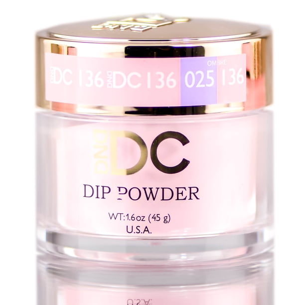 Dip Powder DND DC Geranium Pink (136) para uñas