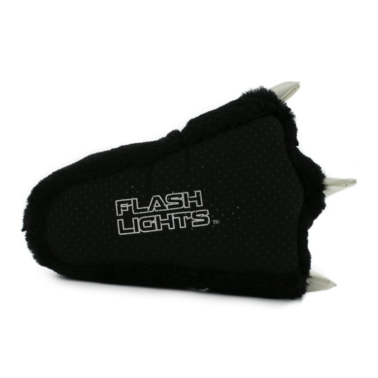 Flashlights Boys' Lighted Claw Foot Slippers