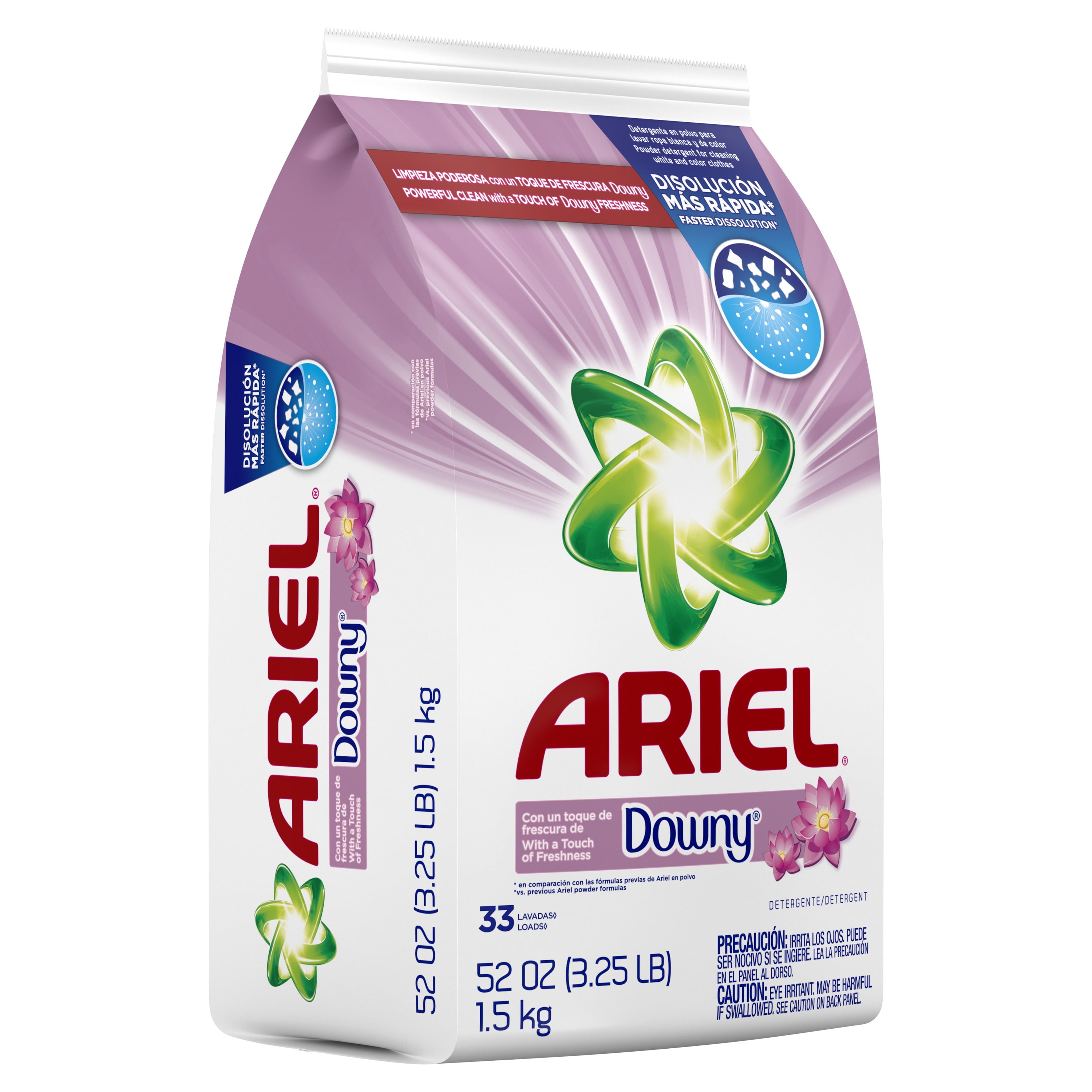 Doses Ariel 3 en 1 Touch Of Lenor - Boîte trimestrielle 3 x 32