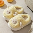thumbnail image 2 of NIEWTR Toddler Slippers Boys Girls Little Kids House Shoes Warm Slipper Bedroom Home Indoor Winter Non-slip Sole Cute Soft Plush Memory Foam Children's Truck Slippers(A-Yellow,6), 2 of 9