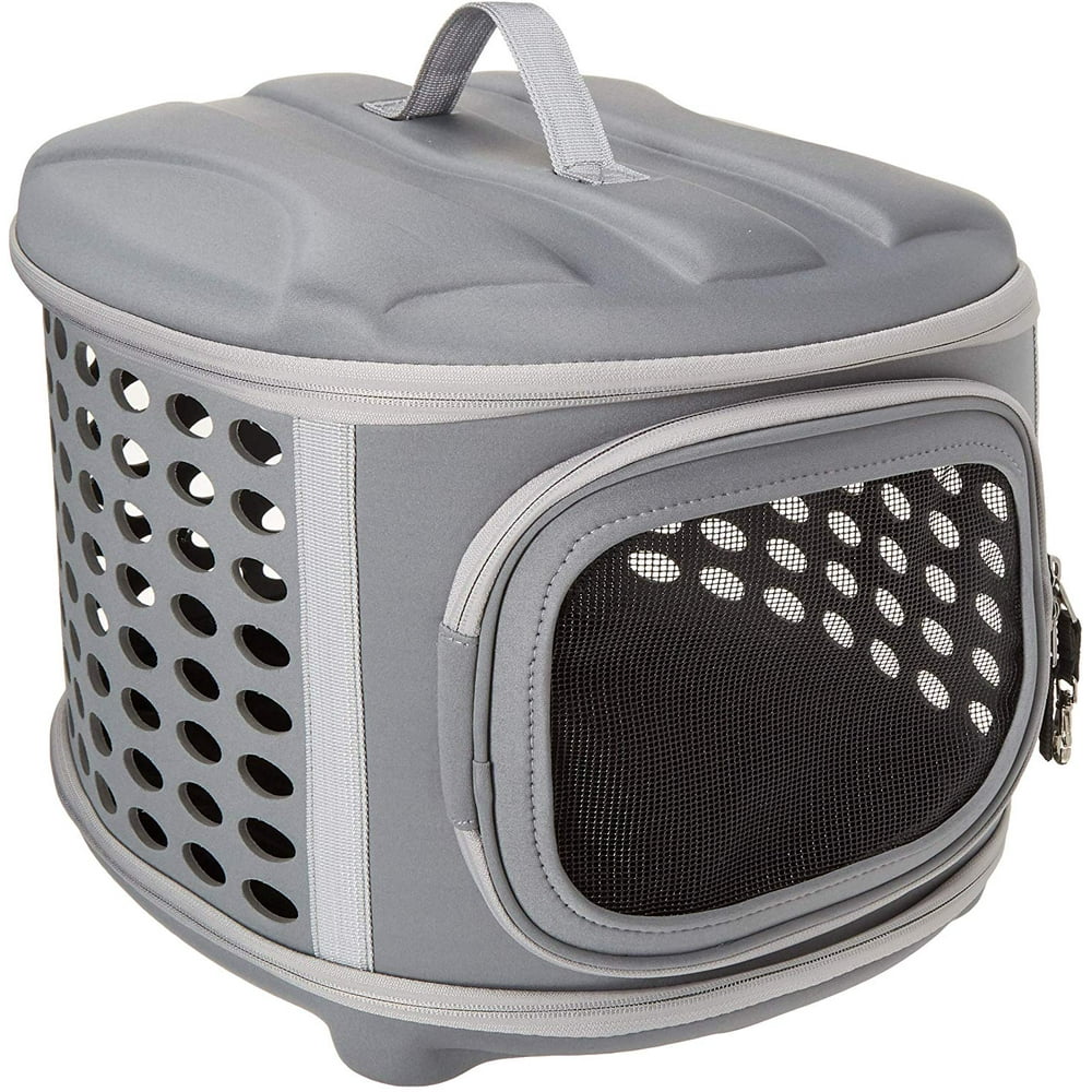 Pet Magasin Collapsable Hard Cover Pet Carrier, Small, 17"L Walmart