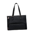 thumbnail image 3 of Bolso de mano para mujer, bolso para portátil, bolso térmico para comida fría y caliente, lonchera multifuncional Negro, 3 of 9