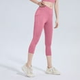 thumbnail image 1 of Pantalones deportivos casuales de cintura alta para mujer, con efecto lifting y medias de seda., 1 of 3