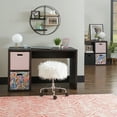 thumbnail image 2 of Linon Duhon Transitional Double Cubby Storage Writing Desk, Espresso, 2 of 17