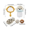 thumbnail image 3 of Musical Led Robot Toy Gliding Movement Colorful Lights Sound Effects Auto Sliding 360 Rotation Aa Battery Powered For Children Play Entertainment, 3 of 6