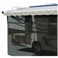 thumbnail image 1 of Carefree RV Awning Sun Block Panel 701009 EZ ZipBlocker; For Use Along Awning Length; Removable 10 Foot Length x 9 Foot Drop; 6 Foot Panel; Black Polyester With Vinyl Coating, 1 of 2