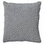 Rizzy Home One Of A Kind Pillow 12" x 12" in Gray Color