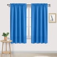 thumbnail image 1 of MTBLYS Room Darkening Curtains Blackout Heat Insulation Solid Color Silk Texture Design 1 Panel Bedroom Kitchen Window Decor, 1 of 4