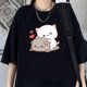 thumbnail image 3 of Camiseta Kawaii con estampado de melocotón y Goma para mujer, ropa Y2k para mujer, camiseta divertida de dibujos animados, camiseta de Anime Harajuku Unisex, 3 of 5