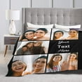 thumbnail image 4 of Custom Blanket with Picture Text Customized Blankets with Photos Customizable Personalized Blankets and Throws for Adult Kid Birthday Christmas Valentines Day Memorial Gift,, 4 of 6