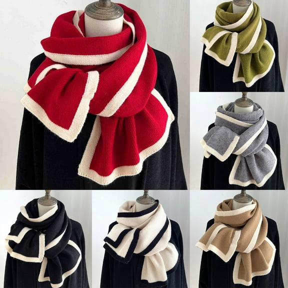 UTSJKR Winter Scarfs for Women Super Soft Knitted Chunky Scarves Cold Weather Accessories for Ladies Unisex Scarf 175 Cm Gift for Special Occasions Knit Accessory Beige