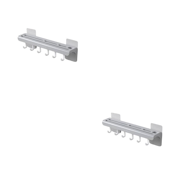 Soporte para rebanadora montado en la pared Naiovety Estante multifuncional Gris 2Conjunto