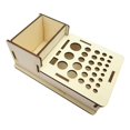thumbnail image 3 of 1 Unids Herramientas de material cuero Caja De Almacenamiento Estante Organizador De Herramientas de material cuero Caja De Porta Herramientas de material cuero Po Zulema Leathercraft Holder Rack, 3 of 8