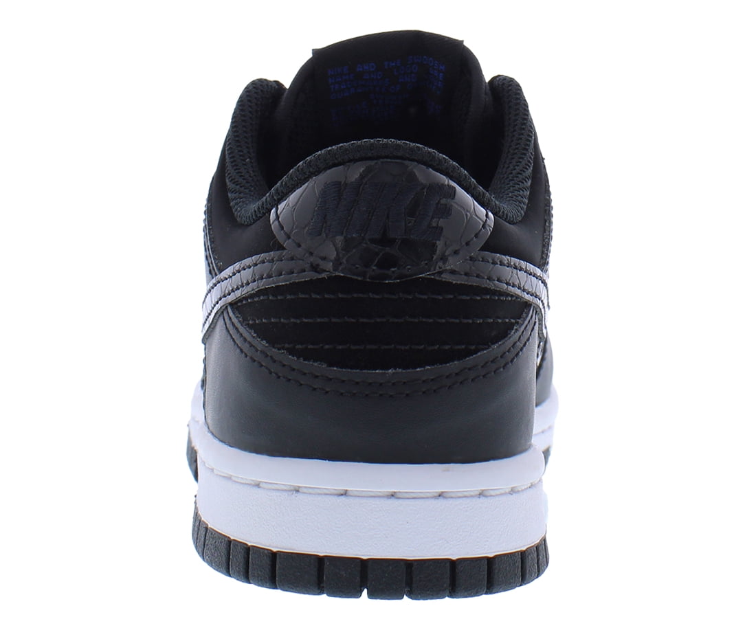 Nike Dunk Low SE Leather GS Boys Shoes Size 7, Color: Black/Black