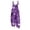 #01Dark Purple, variant on Colorful Swirl Pumpkin Bat Halloween Printed Women Tie Strap Loose Sleeveless Overalls Orange 2XL