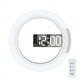 thumbnail image 3 of Reloj de pared hueco con espejo LED, reloj electrónico multifunción de moda, reloj despertador digital silencioso simple y creativo para el hogar, 3 of 5