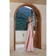 thumbnail image 4 of Drtj Flower Girls Teen Bridesmaid Dress A-line One Shoulder Floor-Length Chiffon Maxi Dress, 4 of 5