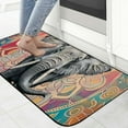 thumbnail image 4 of Shiartex Elephant Tusk Indoor Outdoor Entrance Doormat Mat with Anti-Slip Recycled Rubber Backing and Burlap Felt Top 19.68*47.24 in, 4 of 6