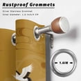 thumbnail image 2 of Outdoor Curtains for Patio Waterproof, Japanese Style Outdoor Privacy Panels Grommet, Vintage Art Cranes Ocean Wave Yellow Blackout Outside Curtains for Porch/Cabana/Pergola/Gazebo 54"x84", 2 Panels, 2 of 8