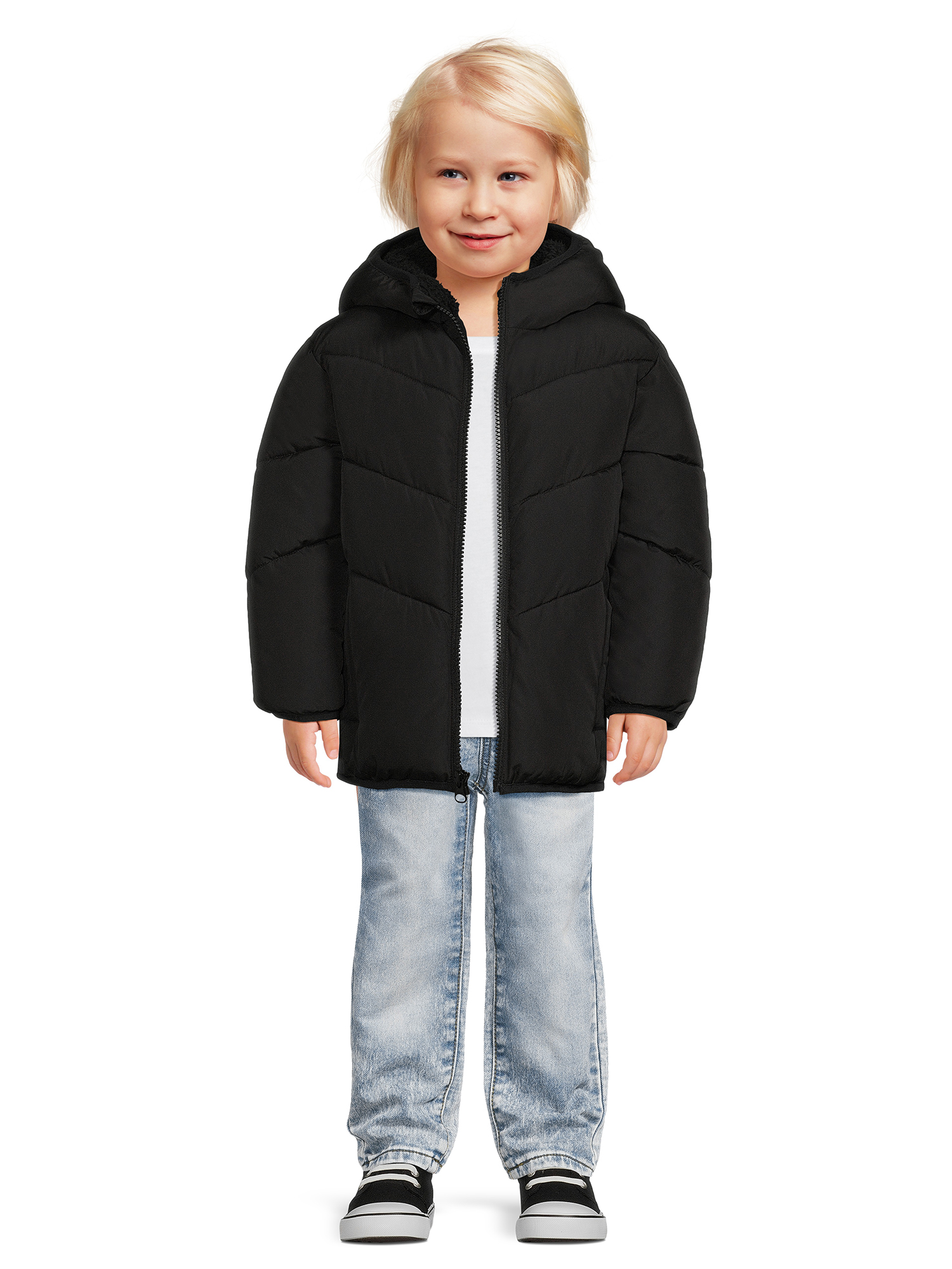 Swiss Tech Baby and Toddler Boy Heavyweight Puffer Jacket, Sizes 12M-5T - image 4 of 5