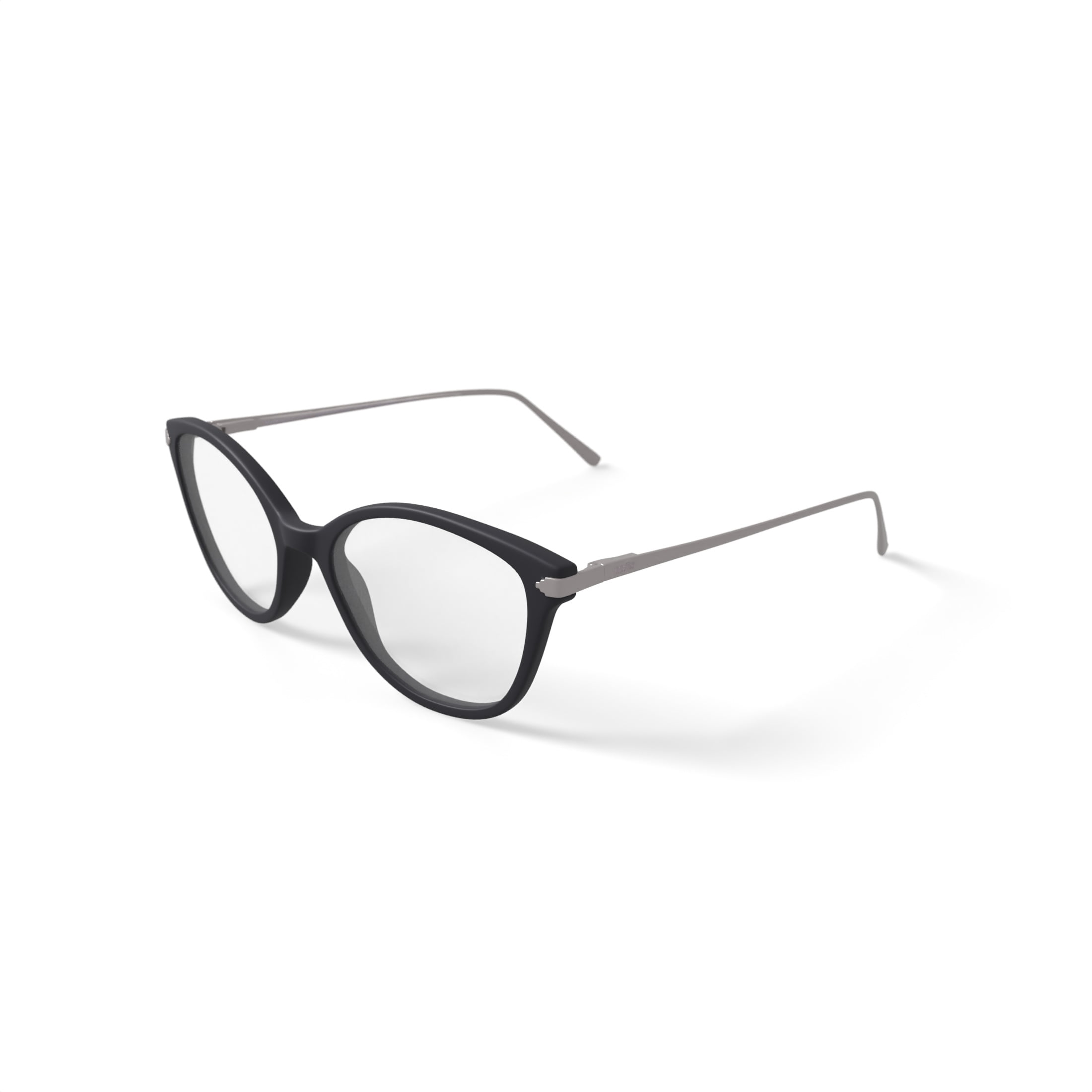 Karun Women's Hail Cat Eye Prescription Eyeglasses with Case, Black