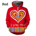 thumbnail image 4 of Sudadera con capucha con estampado 3D de amor colorido y gráfico para hombre, moda informal, jerseys de gran tamaño, sudadera, ropa de calle, sudadera para hombre, 4 of 5