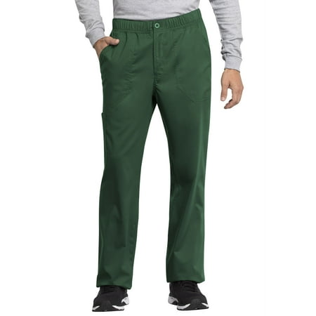 

Cherokee Workwear Revolution Tech Men Scrubs Pant Mid Rise Straight Leg Zip Fly WW250AB