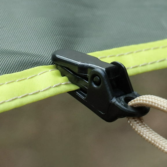 Raindrops  20 Pcs Tensioner Rope Clothesline Hiking Tent Clamps Fixing