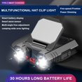 thumbnail image 1 of Led Phare Multifonctions Usb Charge Chapeau Clip Lumière Extérieure d'Urgence pour le Camping de Nuit de Pêche, 1 of 8