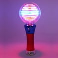 thumbnail image 4 of rygai Flash Stick Attractive Cool-lighting 10 Lights Eye-catching Decorative Active Atmosphere Plastic Luminous Round Ball Light Stick for Concert Performance Costume,Random Color, 4 of 8