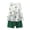 Multicolor A, variant on WRKEKC Girls Summer Outfits Print Round Neck Short Sleeve Set Sleeveless T Shirt Top Shorts Casual Daily Wear 0-8 Years