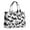 Black And Gray, variant on Large Capacity Tote Bag,Black and Gray Halloween Bats Handbag Fashion Luxury Tote Bag,15.7"x13"x 5.1" Inches,Laptop Compatible