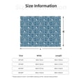 thumbnail image 5 of Naloa Nautical Flannel Blankets - Thick and Warm Blanket for Winter, Soft Fuzzy Plush King Blanket for All Seasons40"x30", 5 of 6