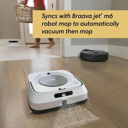 iRobot - Roomba i7 Wi-Fi Connected Robot Vacuum - Charcoal