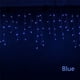 thumbnail image 4 of 5M 16.4ft Droop 0.4m 0.5m 0.6m LED String Lights Curtain Icicle Garland for Christmas Holiday Wedding Party Outdoor Decoration, 4 of 5