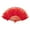 Red, variant on Holzlrgus 2 Pcs Feather Hand Fan Gorgeous European Style Embroidered Flower Folding Fan for Party Show Cosplay Props Photo Props, Red