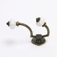 thumbnail image 1 of 10 ganchos para abrigos de alta resistencia, ganchos montados en la pared de aleación de zinc, perchas vintage de calabaza, tono bronce con blanco, 1 of 5