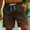 Brown, variant on Gspmoly Men Shorts, Men'S Gradient Printing Hawaiian Special Print Beach Casual Trouser Shorts Pants Gym Shorts Men Clearance Sale Brown XXXL